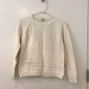 Madewell Cotton White Sweater